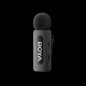 BOYA by-V1 Wireless Lavalier Microphone for iPhone, Mini Microphone
