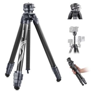 NEEWER LT32 62" Carbon Fiber Travel Tripod with 360 Panaroma Head