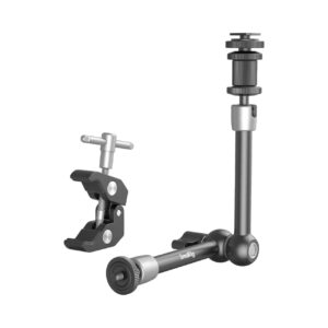 SmallRig Super Clamp and Magic Arm (11") with Cold Shoe Mount for Monitor, LED Light, Microphone - 3726