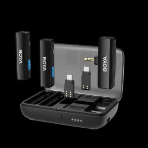 BOYALINK Dual 2.4G Wireless Lavalier Mic
