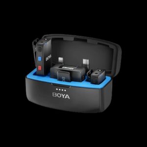 BOYAMIC - Blue | (USB-C + Lightning + 3.5mm TRS )